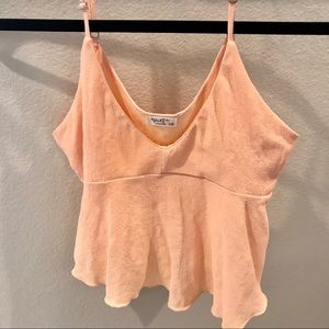 Brandy Melville Peach Crop Top OS